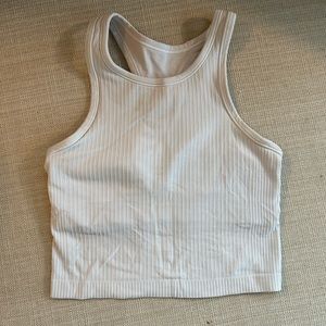 Lululemon ribbed tank with built in bra